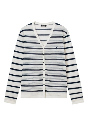 tout a coup logo-embroidered cardigan - Black