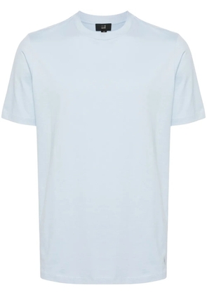 Dunhill logo-embroidered cotton T-shirt - Blue