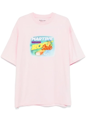 Martine Rose graphic-print T-shirt - Pink