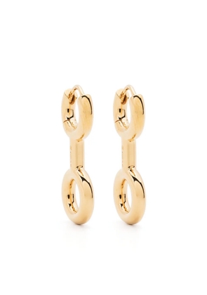 Charlotte Chesnais Binary Chain huggie earrings - Gold