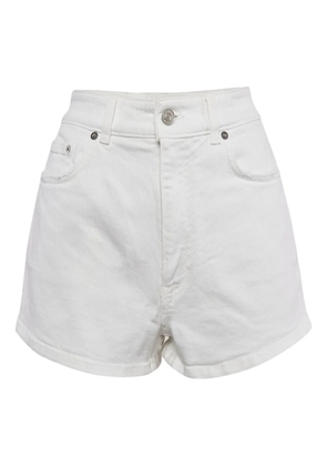 Givenchy Pre-Owned distress-detail denim shorts - White