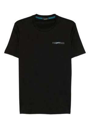Paul & Shark logo-embroidered cotton T-shirt - Black