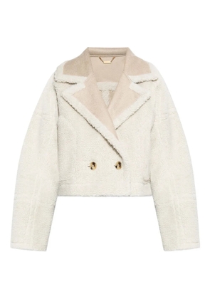 MUNTHE double-breasted reversible jacket - Neutrals