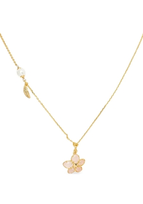 Kate Spade Pastel Petals pendant necklace - Gold