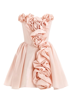 POST MERIDIEM rose corset mini dress - Pink