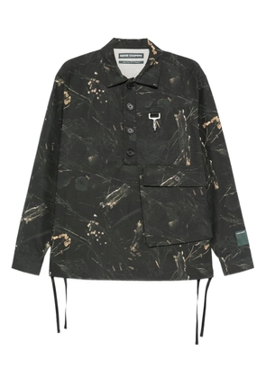 Reese Cooper floral-print cargo shirt - Green