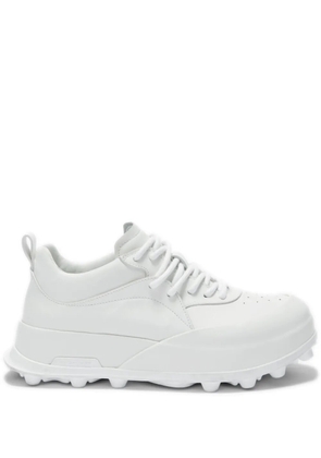 Jil Sander tonal leather sneakers - White