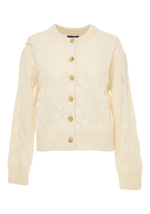 Polo Ralph Lauren cable-knit crew-neck cardigan - Neutrals