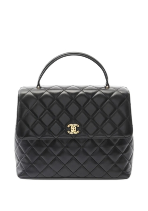 CHANEL Pre-Owned 2003-2004 quilted handbag - Black