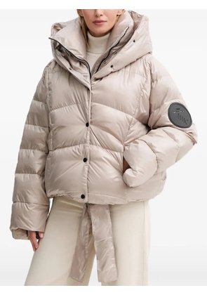 MMC STUDIO hooded quilted jacket - Neutrals