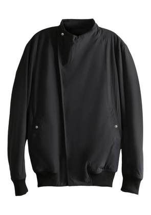 Rick Owens asymmetrical bomber jacket - Black