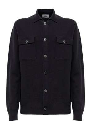 ALPHA STUDIO buttoned pocket shirt - Blue