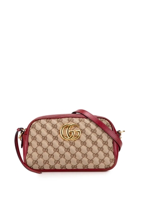 Gucci Pre-Owned 2016-2025 Small GG Marmont Matelasse Canvas crossbody bag - Brown