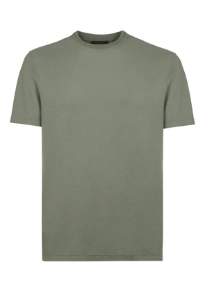 slowear cotton-linen T-shirt - Green