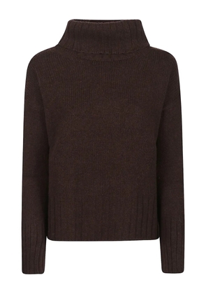 Aragona turtleneck cashmere sweater - Brown