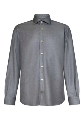 FRANZESE COLLECTION Donald Trump pointed-collar buttoned shirt - Grey