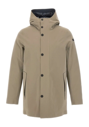 RRD hooded button-fastening coat - Brown