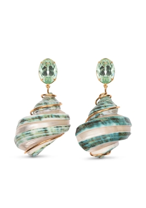 Jennifer Behr Wave earrings - Green