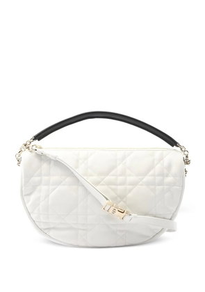 Christian Dior Pre-Owned 2010s medium Vibe Cannage shoulder bag - White
