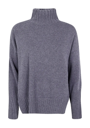 Antonelli high-neck wool sweater - Grey