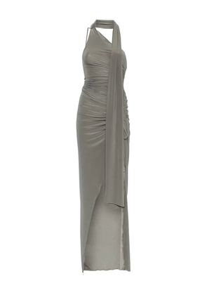 Atu Body Couture one-shoulder side-split midi dress - Green