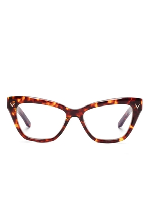 VALENTINO GARAVANI EYEWEAR V-Tale glasses - Brown