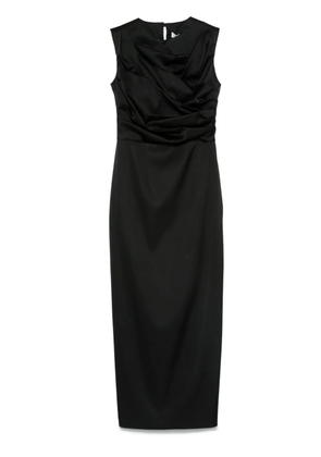 Viktor & Rolf pleated maxi dress - Black