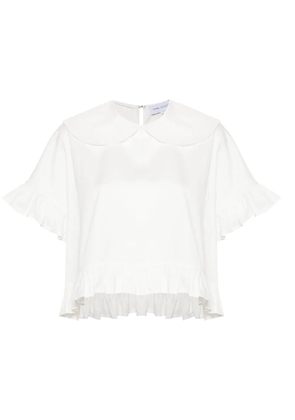 Ioana Ciolacu Dahlia ruffled blouse - White
