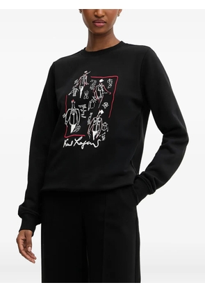 Karl Lagerfeld cotton sweatshirt - Black