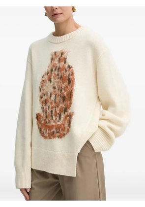 AERON abstract-pattern sweater - Neutrals