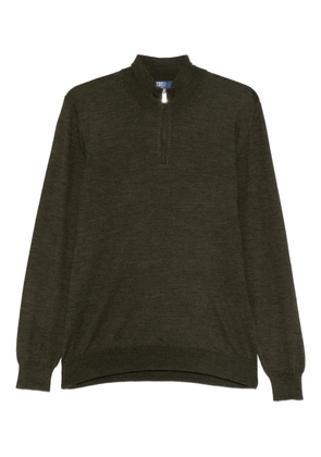 Fedeli half-zip top - Green