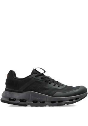 On Running lace-up panelled sneakers - Black