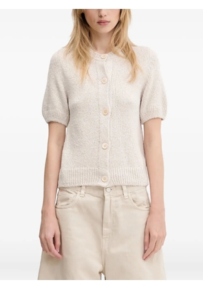 OUR LEGACY puff-sleeve button cardigan - Neutrals