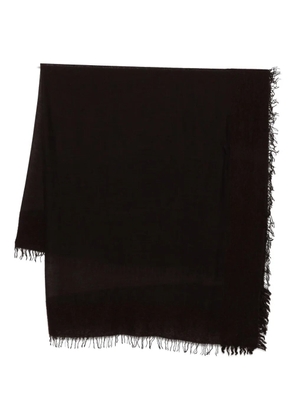 Faliero Sarti fringed scarf - Black