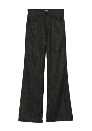 DONDUP pinstripe-print trousers - Black