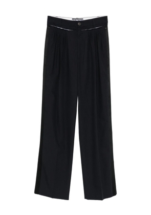 Frenken Jump Pinstripe Pleat trousers - Blue