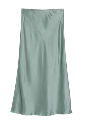 Malo satin midi skirt - Green