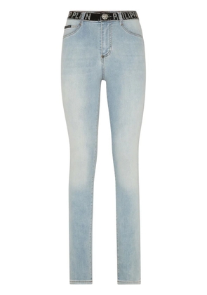 Philipp Plein high-waisted jeggings - Blue