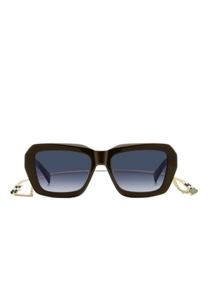 MISSONI EYEWEAR square-frame sunglasses - Brown