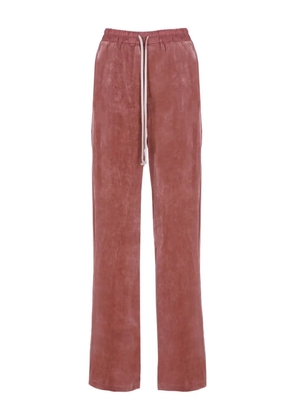 Rick Owens drawstring velvet trousers - Pink