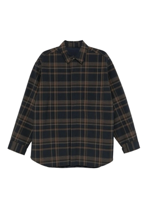 CROQUIS plaid shirt jacket - Black