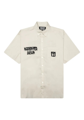 Neighborhood graphic-print shirt - Neutrals