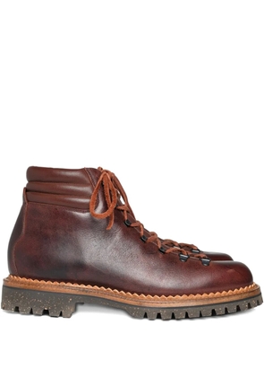 Yuketen lace-up hiking boots - Brown