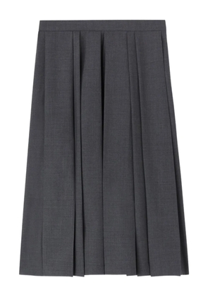 Ermanno Scervino pleated wool skirt - Grey