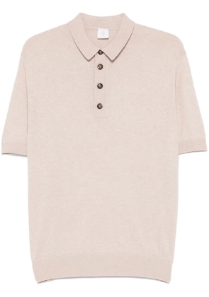 Eleventy mélange-effect polo shirt - Neutrals