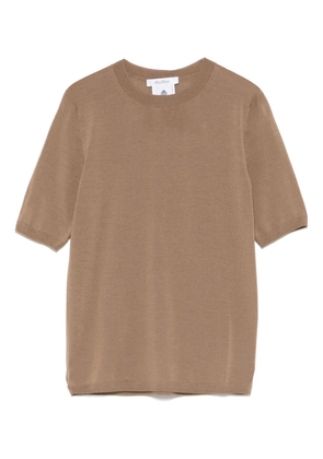 Max Mara virgin wool t-shirt - Brown