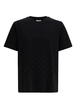 Casablanca crystal monogram T-shirt - Black