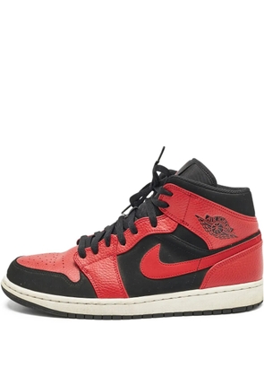 Jordan pre-owned Air Jordan 1 leather basketball sneakers - Red