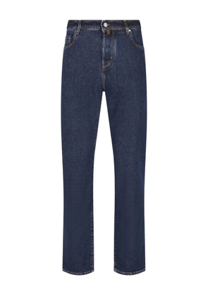 Jacob Cohën logo-patch jeans - Blue