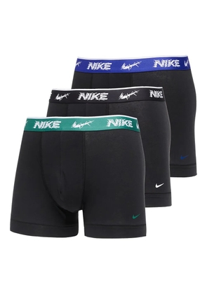 Nike logo-waistband boxers (pack of three) - Black